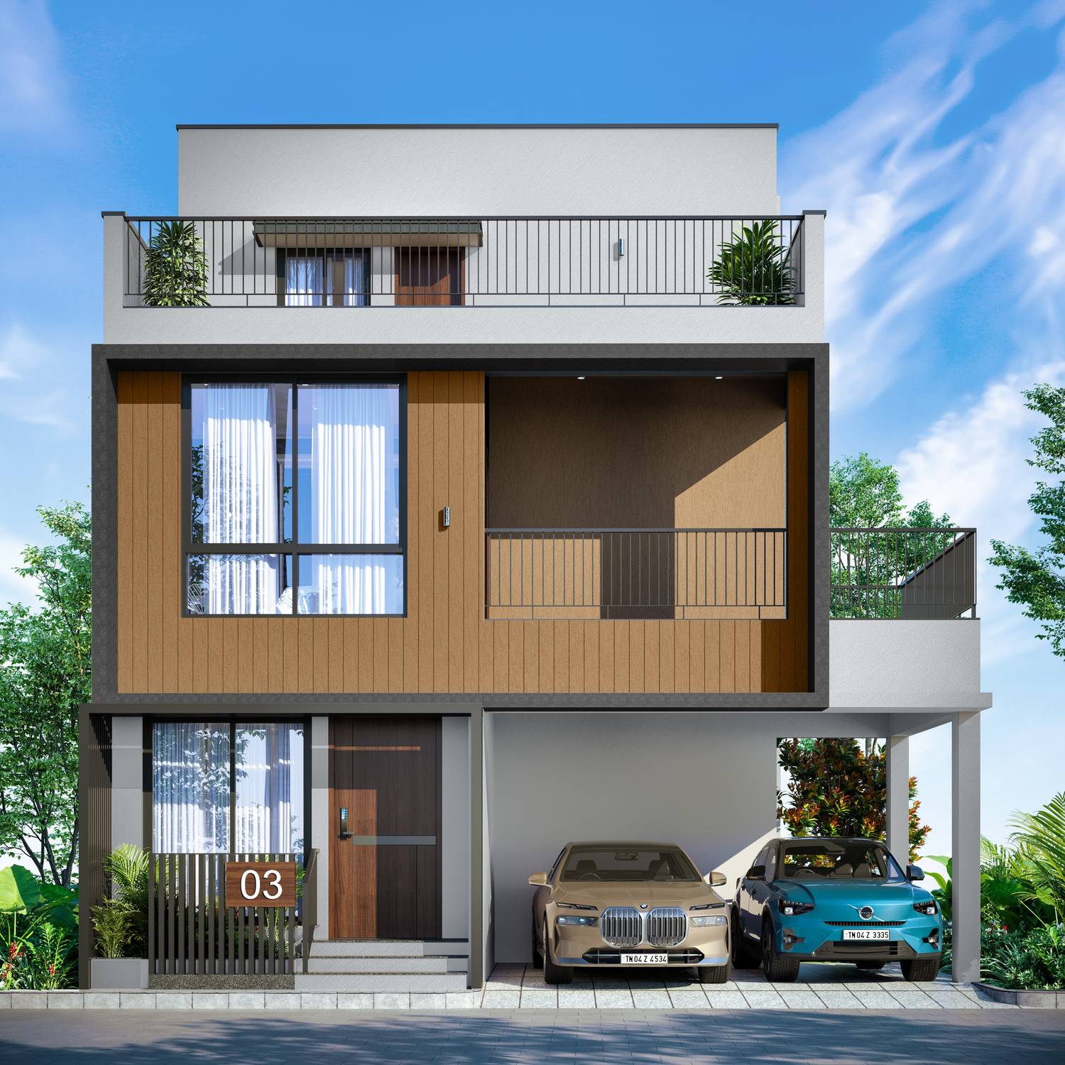 Contemporary villa